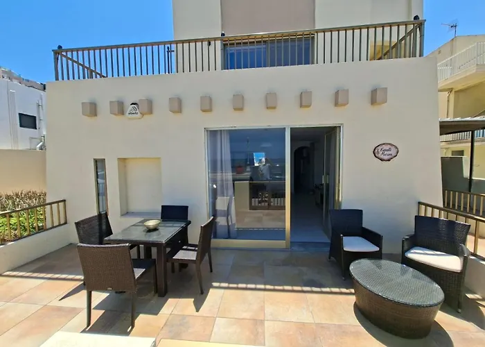 Spacious Bugibba Seafront Free Parking Free Wifi