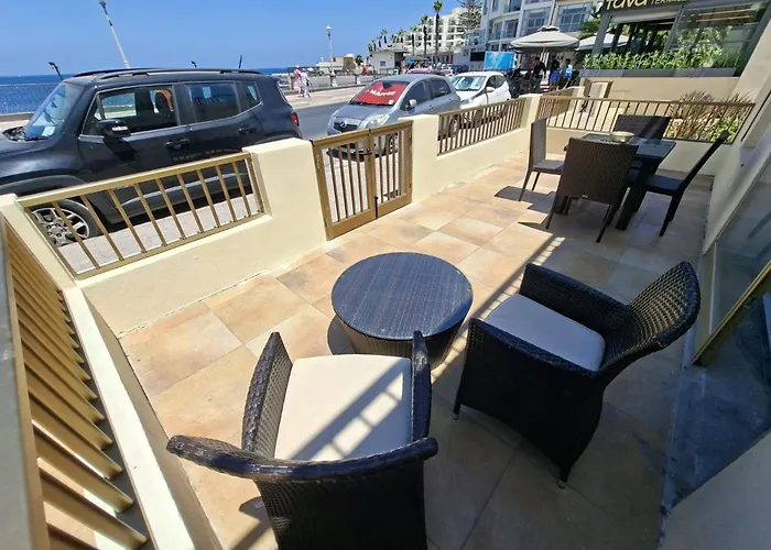 Spacious Bugibba Seafront Free Parking Free Wifi * San Pawl il-Baħar